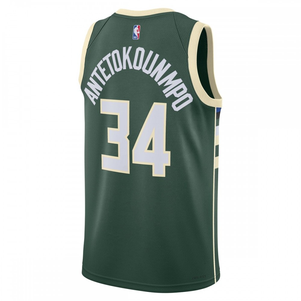 Giannis Antetokounmpo Milwaukee Bucks Unisex 2022/23 Swingman Jersey - Icon Edition - Hunter Green-Pro Kit Vault | Brand New 26/27 Sports Jerseys